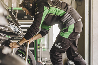 In der Garage