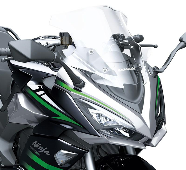 Große klare Windschild (Ninja 1000SX)