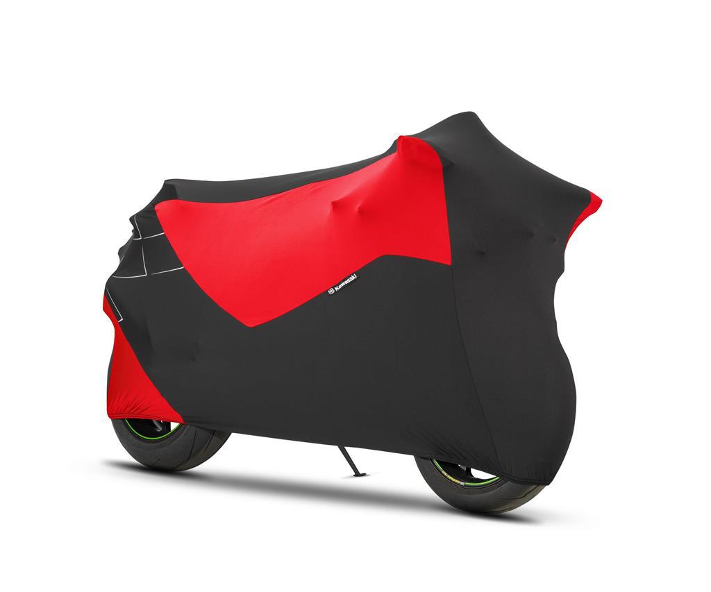 Super Stretch Abdeckplane. Schwarz / Rot