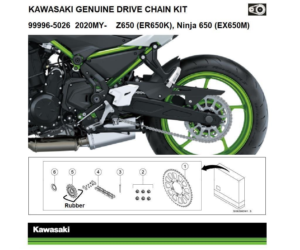 Original Kawasaki Antriebssatz