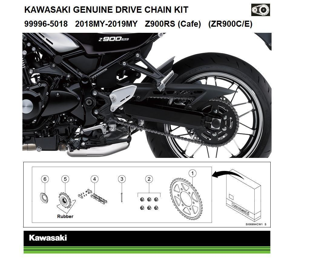 Original Kawasaki Antriebssatz