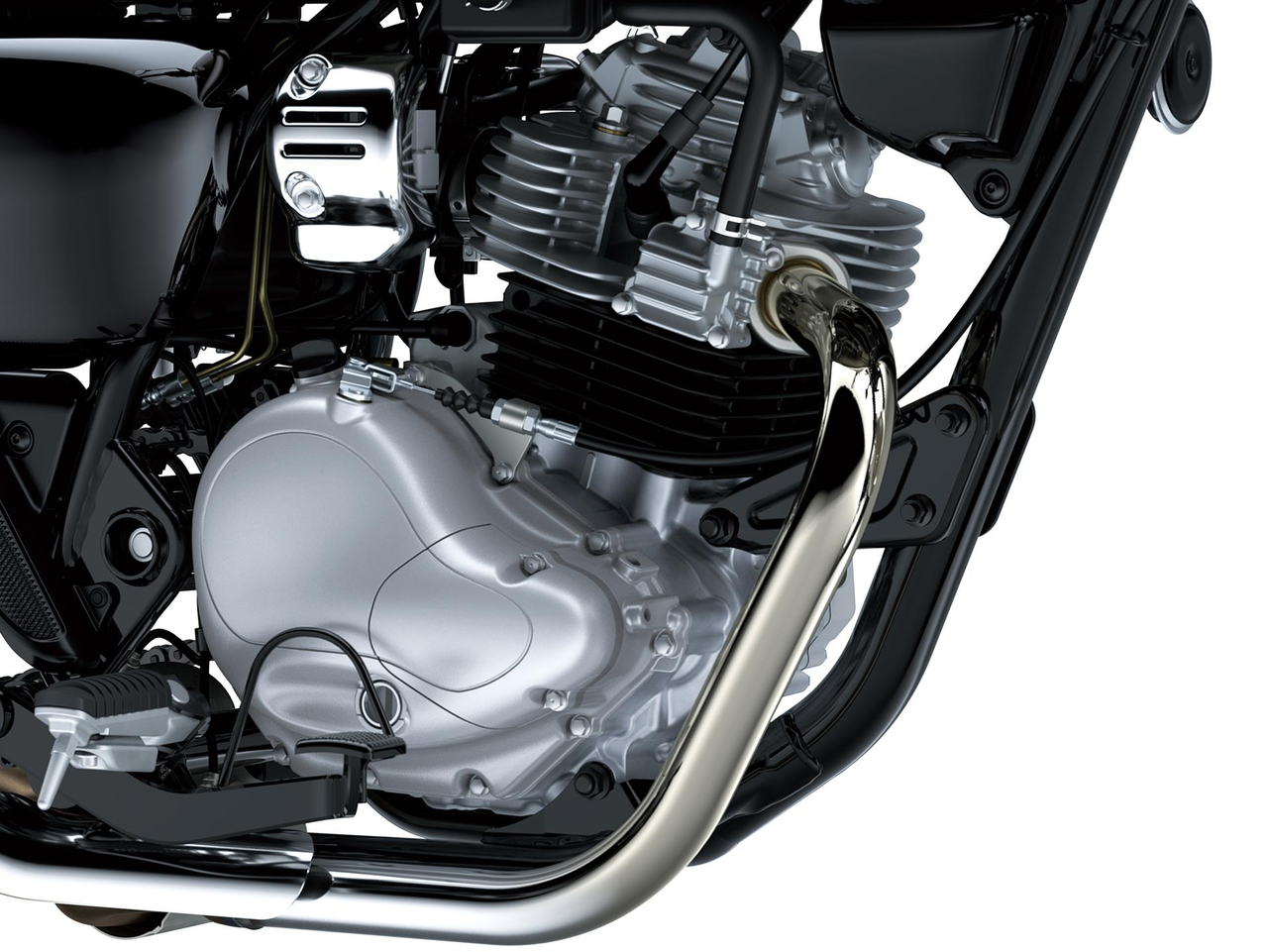 Luftgekühltes Motordesign im Vintage-Stil