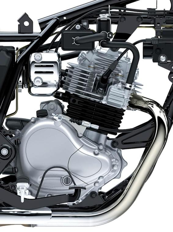Luftgekühltes Motordesign im Vintage-Stil