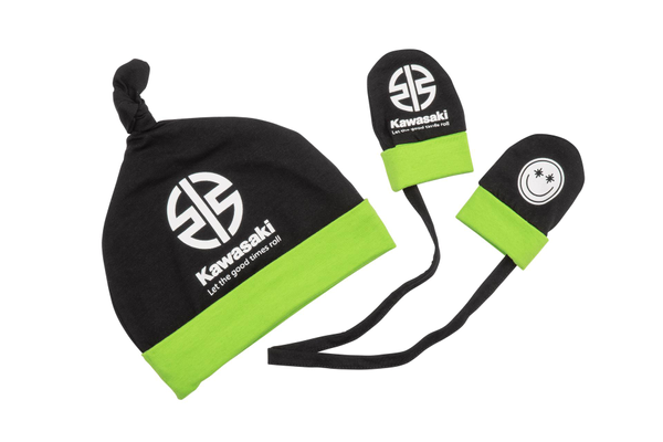 Mütze und Fäustlinge für Babys