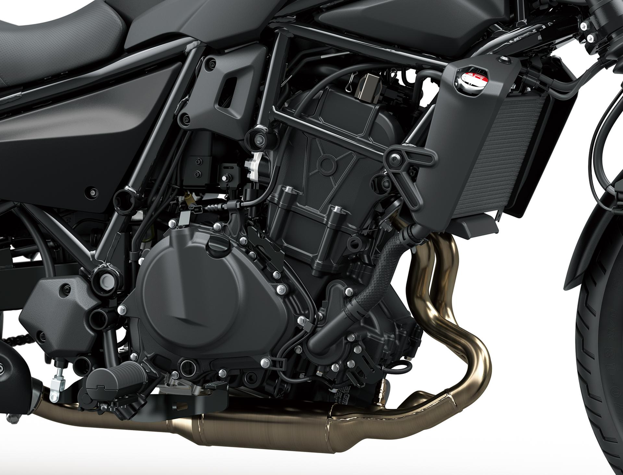 Reihen-Zweizylinder auf Ninja-Basis mit starker Leistung im niedrigen Drehzahlbereich