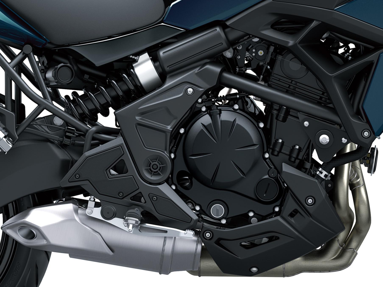 Flüssigkeitsgekühlter 649 cm³ 4-Takt-Parallel-Twin