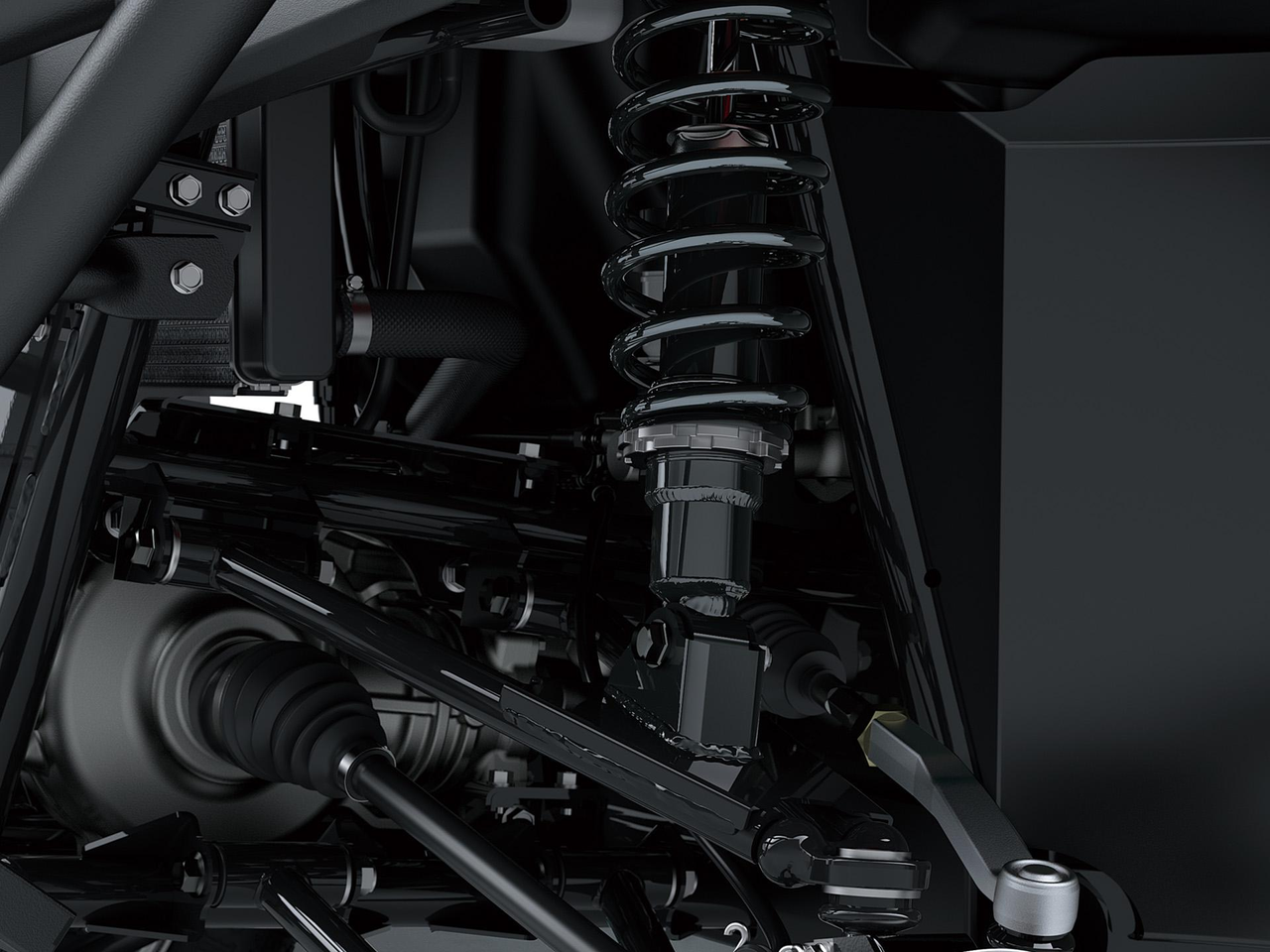 Unabhängige Fahrwerke vorn und hinten