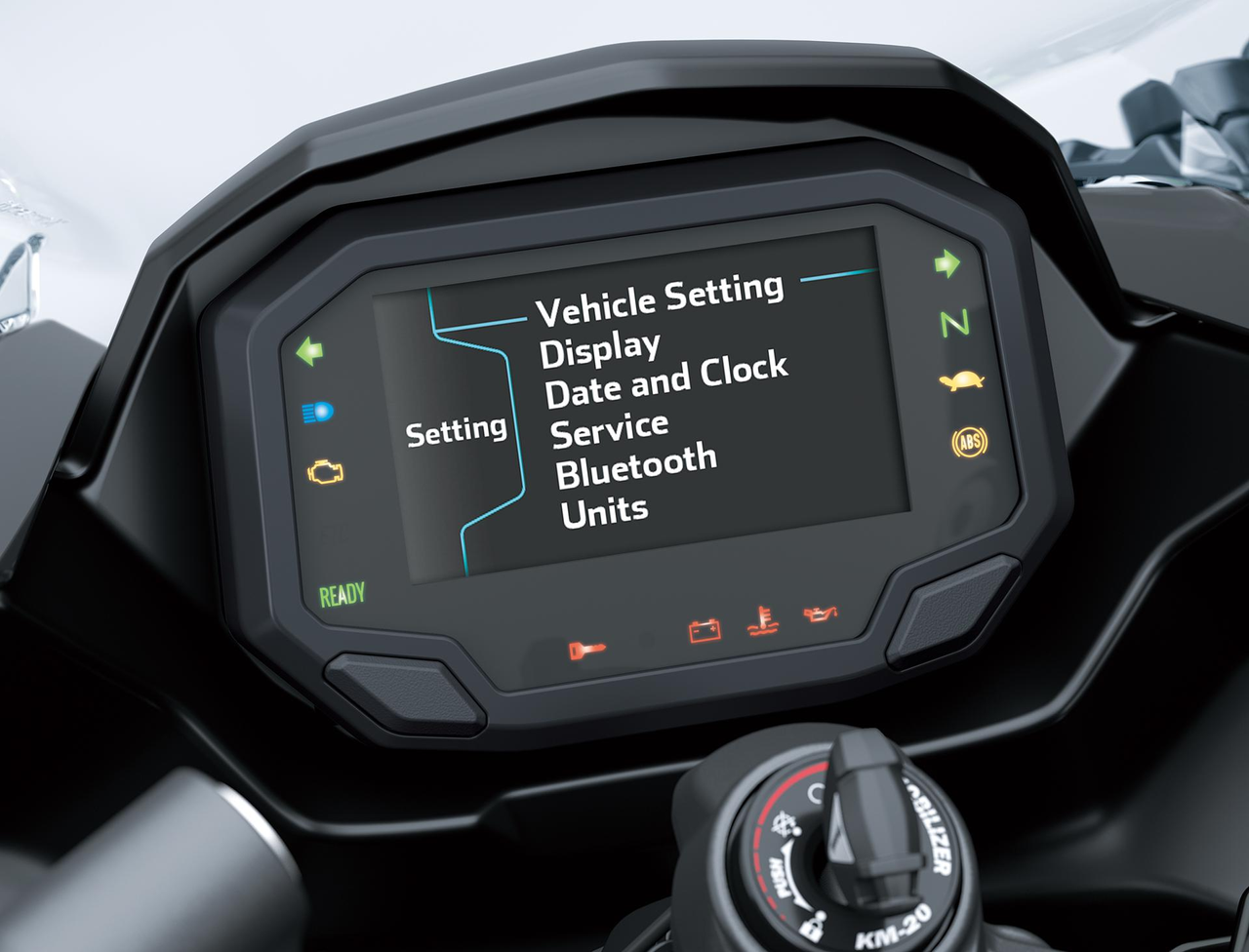 TFT-Voll-Farb-Display mit Smartphone Konnektivität