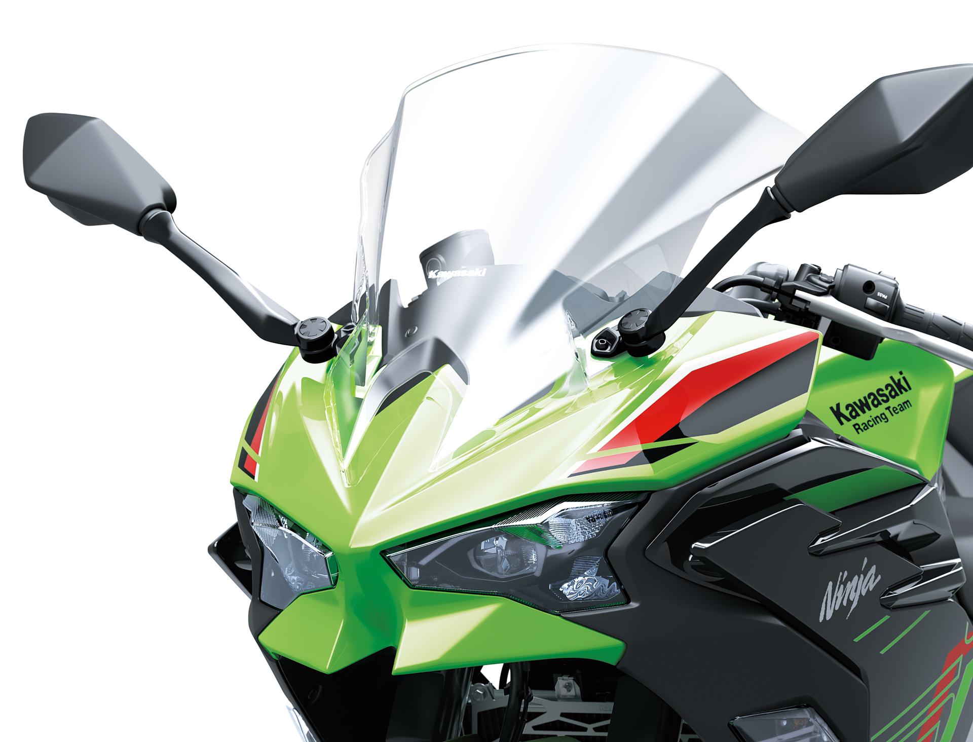 Große klare Windschild (Ninja 500)