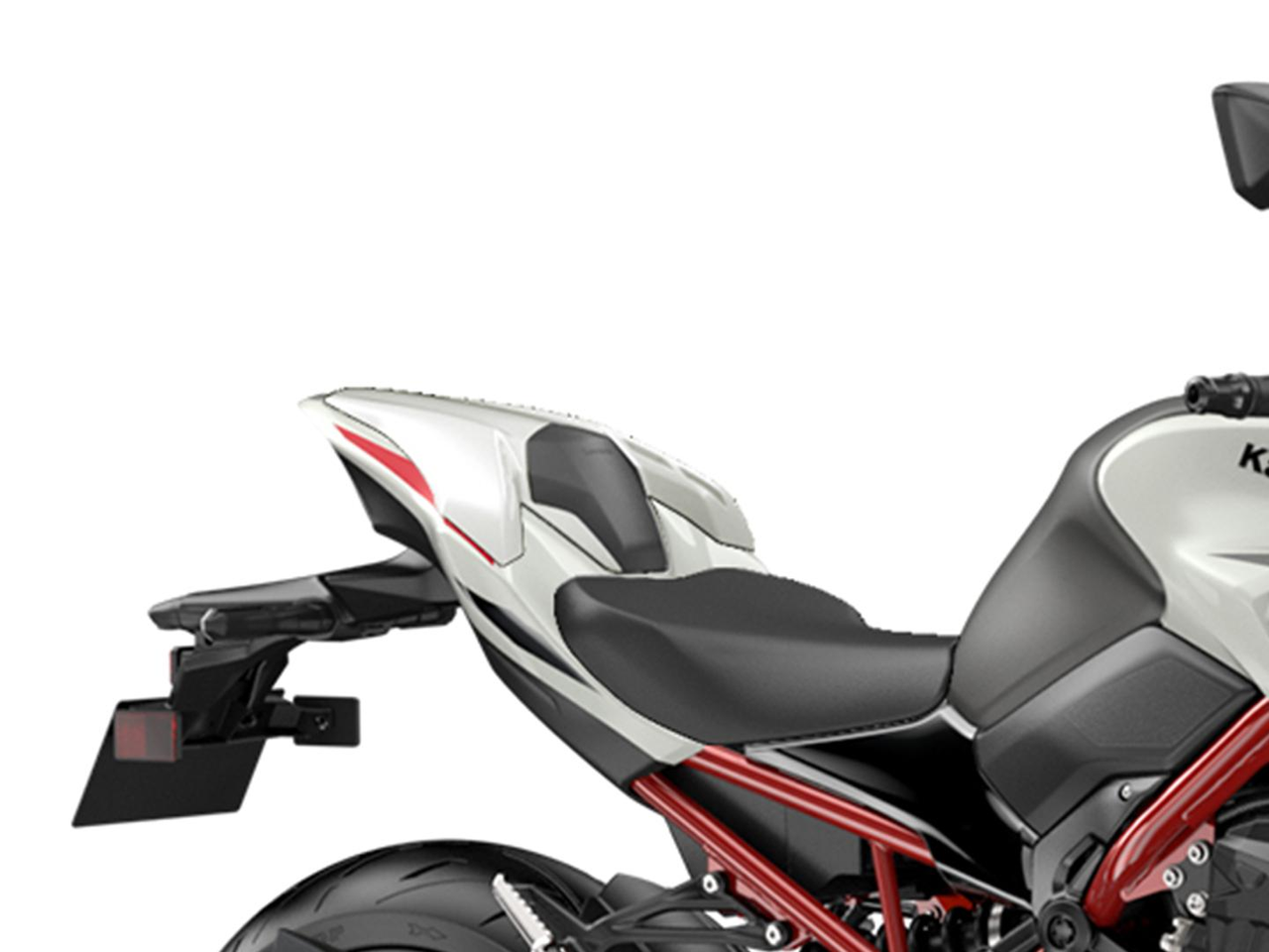 Soziussitzabdeckung, Pearl Robotic White (68N)