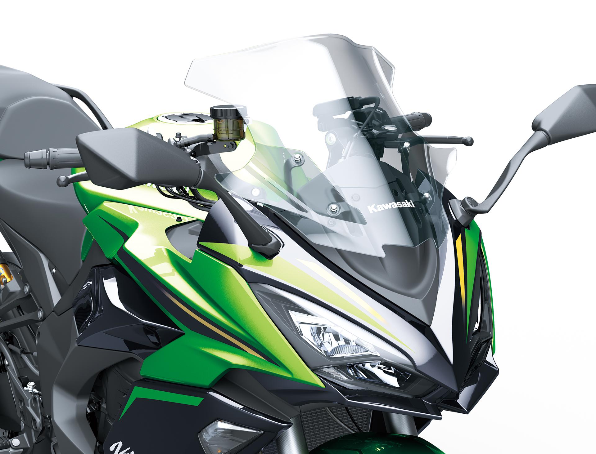 Große getönte Windschild (Ninja 1000SX & Versys 650)
