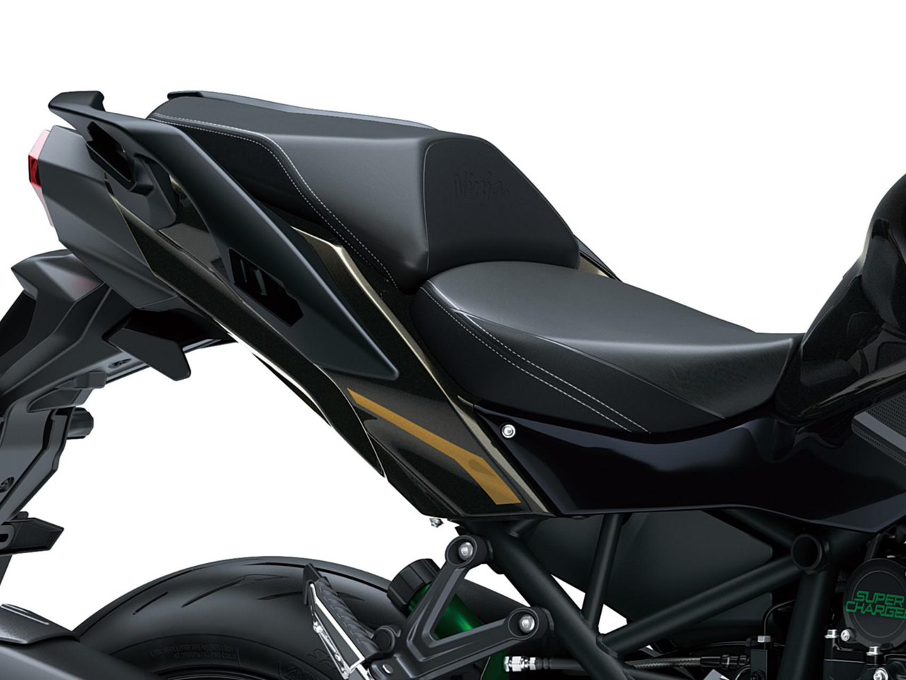 Bequeme Sitzposition für Fahrer und Sozius