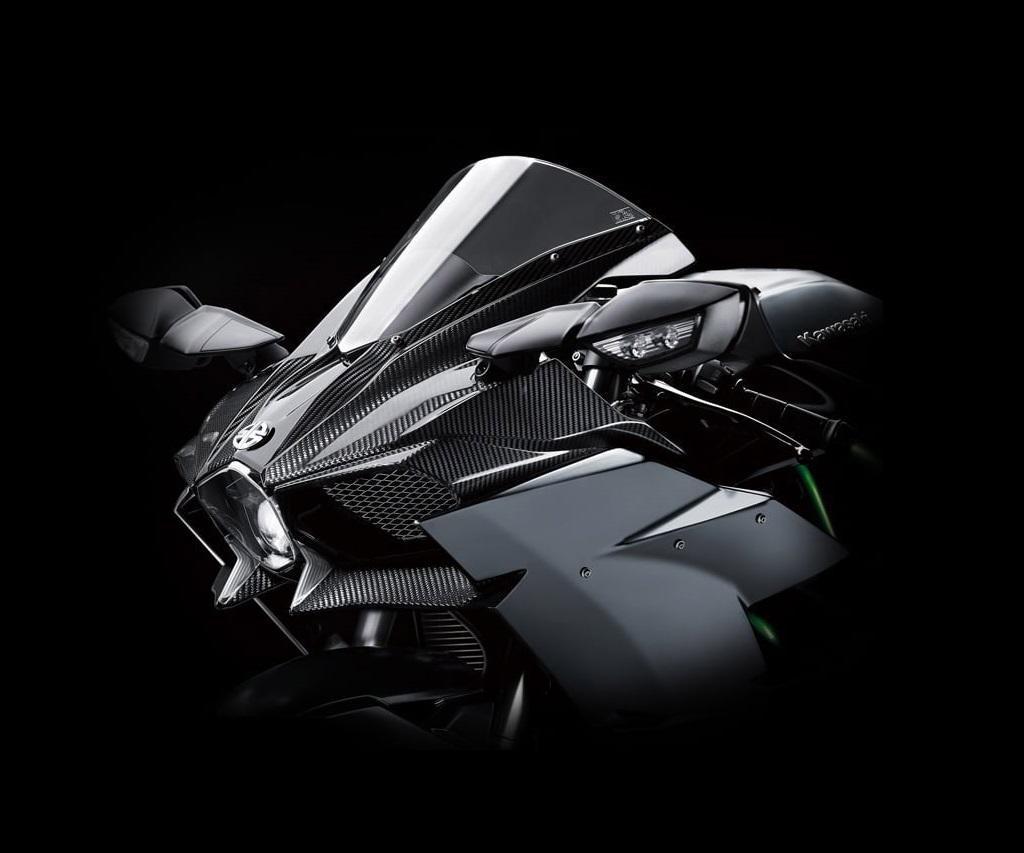 Oberverkleidungssatz aus Kohlefaser (Ninja H2)