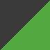 Ebony / Candy Lime Green