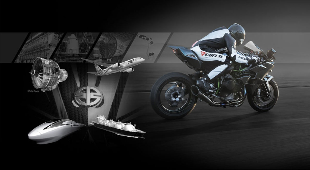 Kawasaki Motorrad und Technologie